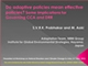 Does adaptive policies mean effective policies? Implications for climate change adaptation and disaster risk reduction