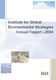 IGES Annual Report FY2004